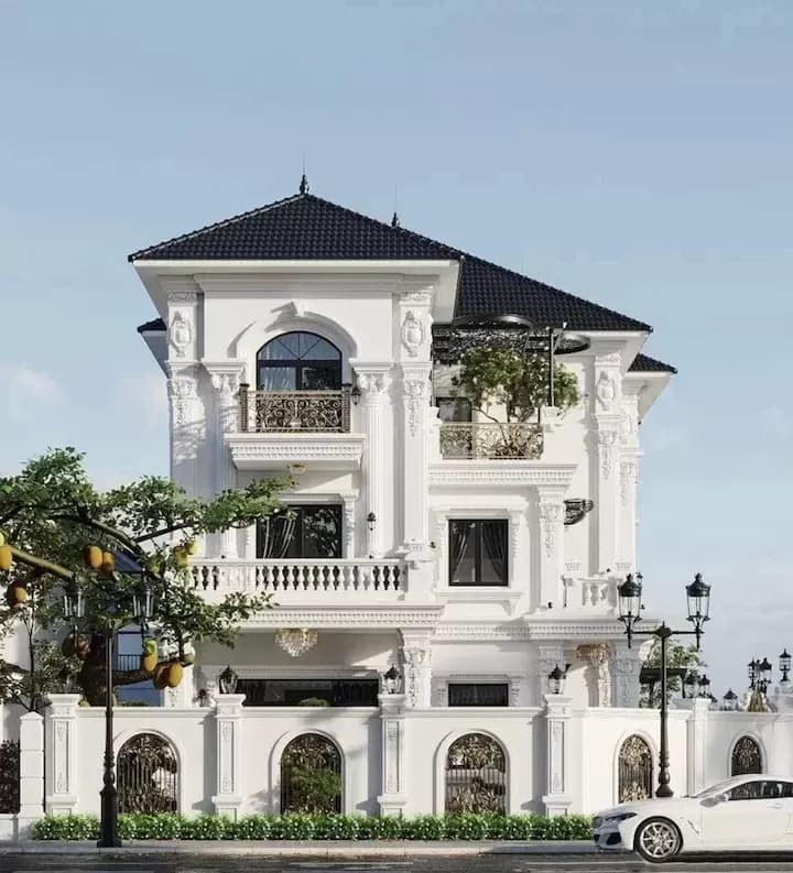 Biệt thự 3 tầng Tân cổ điển