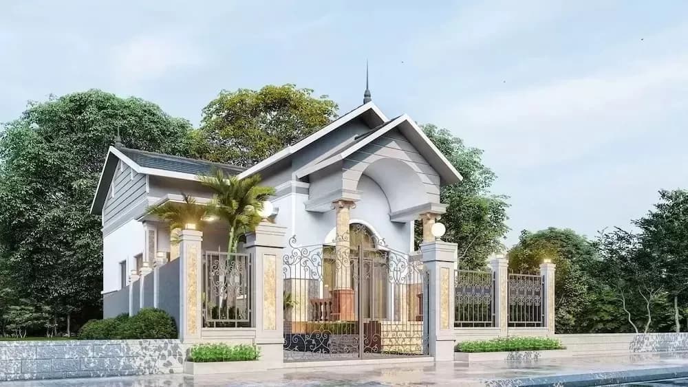 Biệt thự mái Thái mini