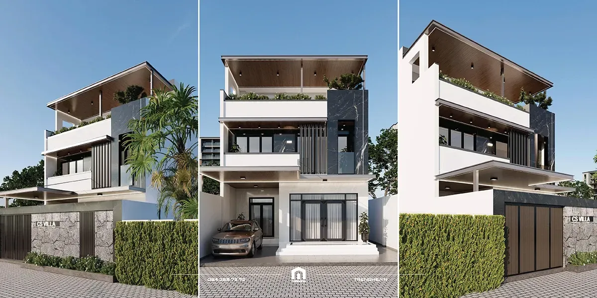Biệt thự C’ Villa – Xu hướng kiến trúc 3 tầng hiện đại, đẳng cấp tại TPHCM