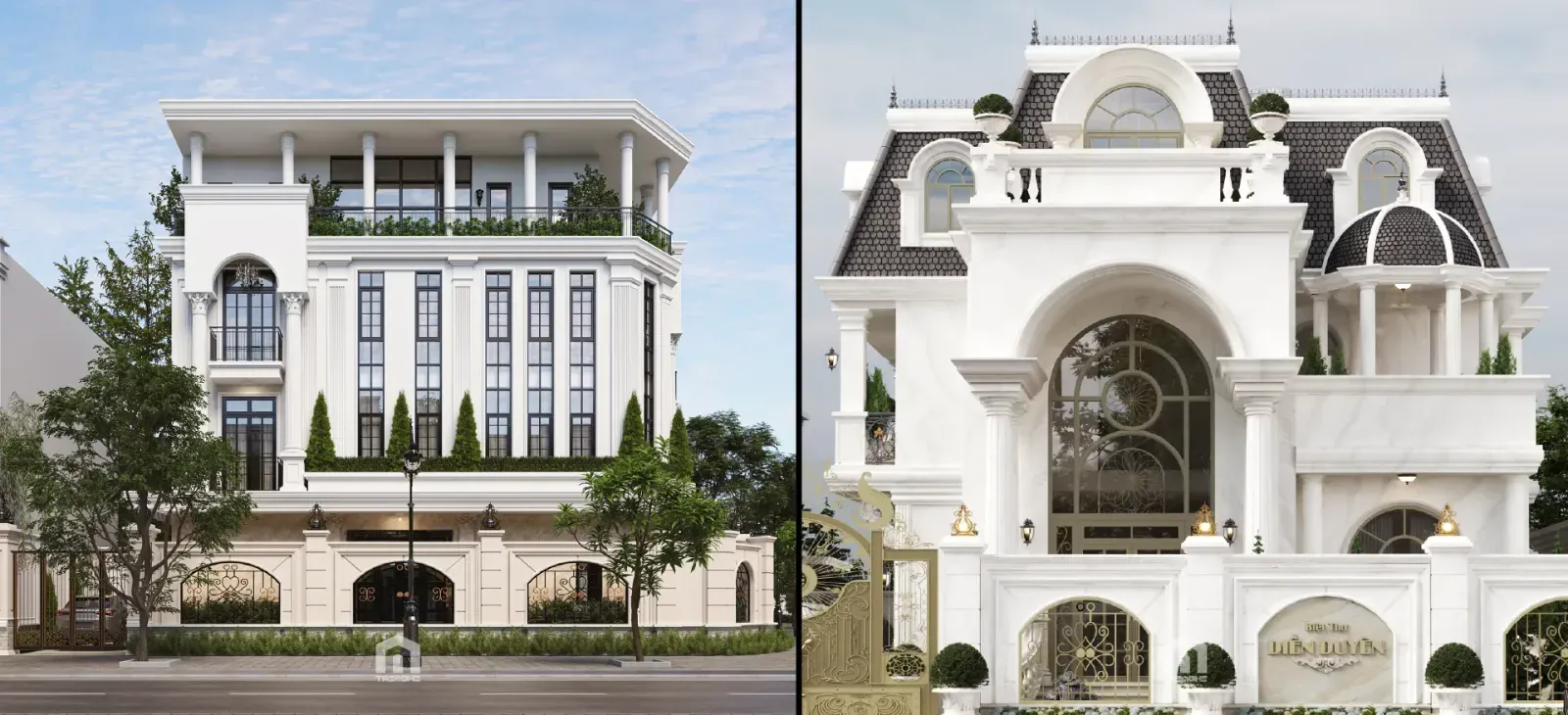 Thiết kế thi công Biệt thự tân cổ điển