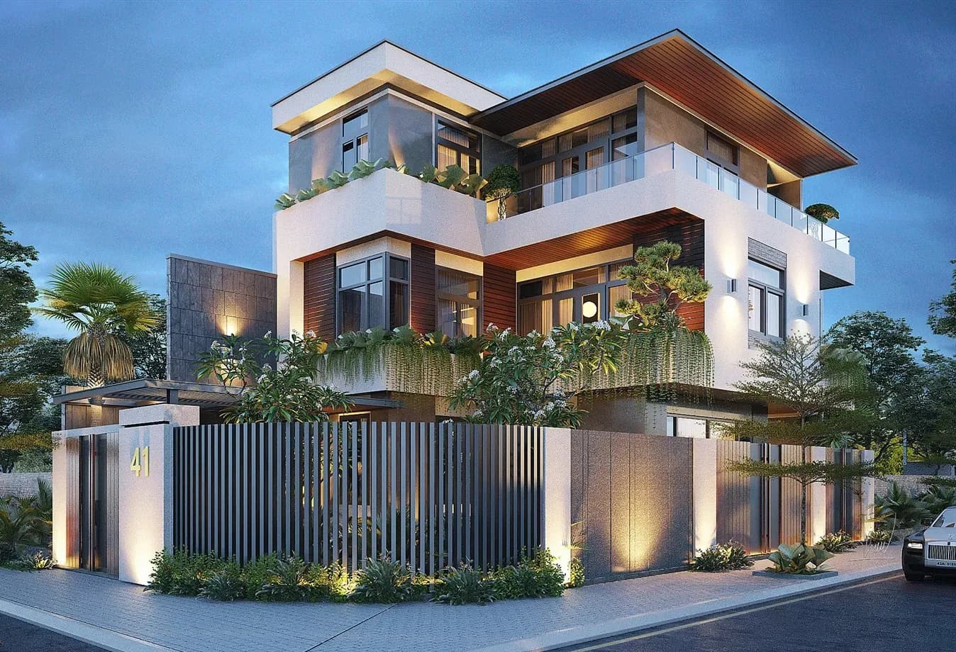 Biệt thự vườn 2 mặt tiền