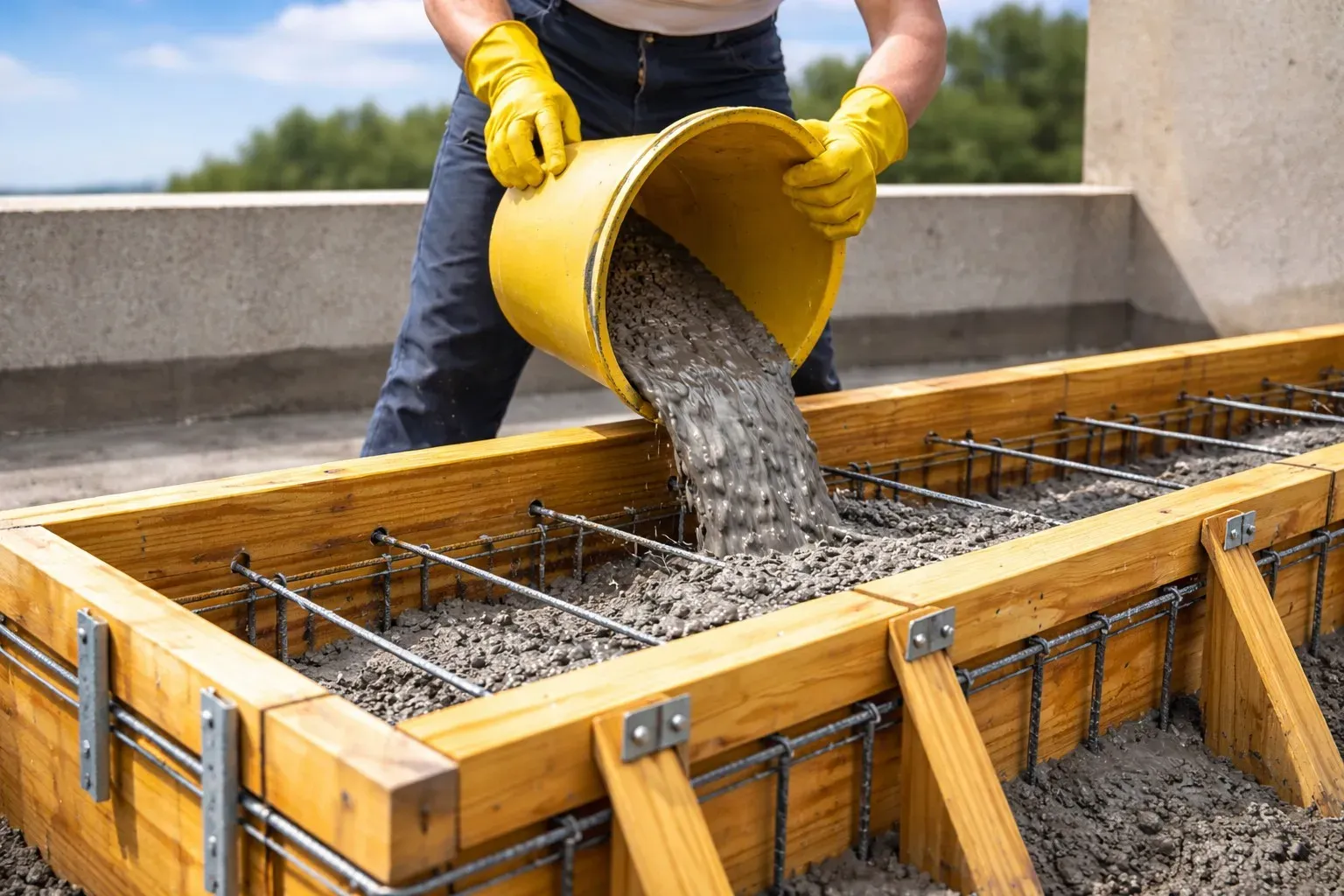 Chống thấm tích hợp phụ gia trộn bê tông từ đầu