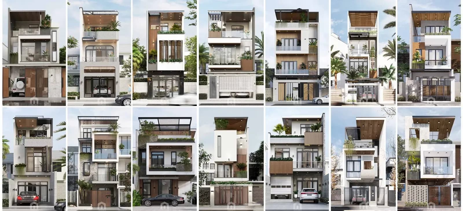 Các mẫu nhà phố Tre Nghệ đã thiết kế