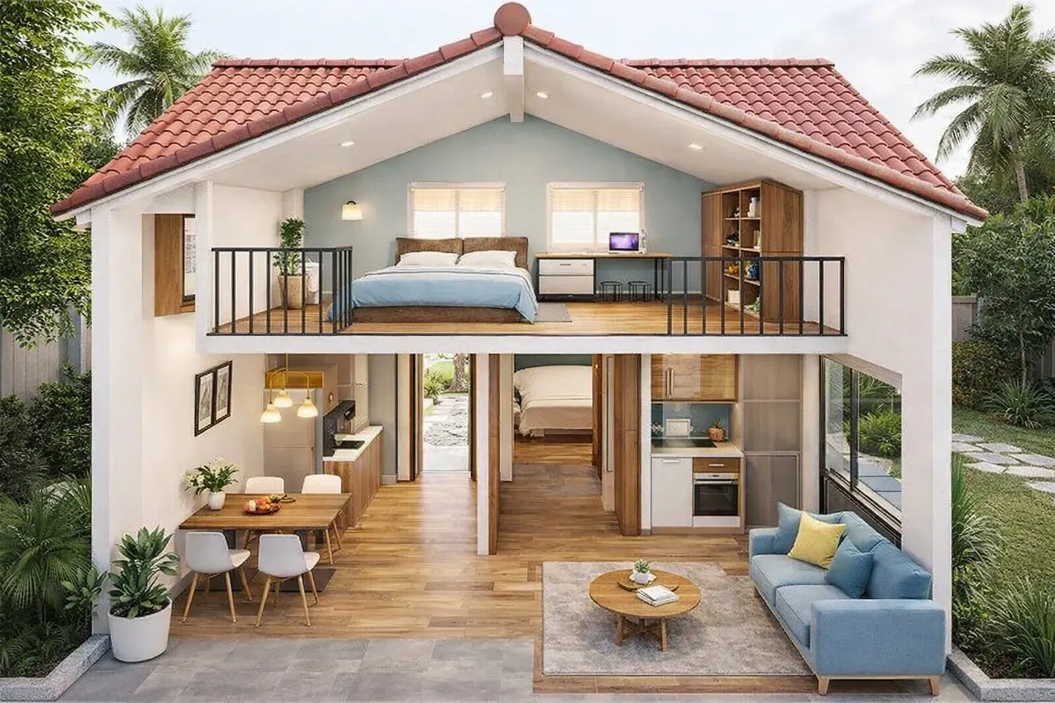 Đặc điểm nổi bật của nhà cấp 4 gác lửng 200 triệu