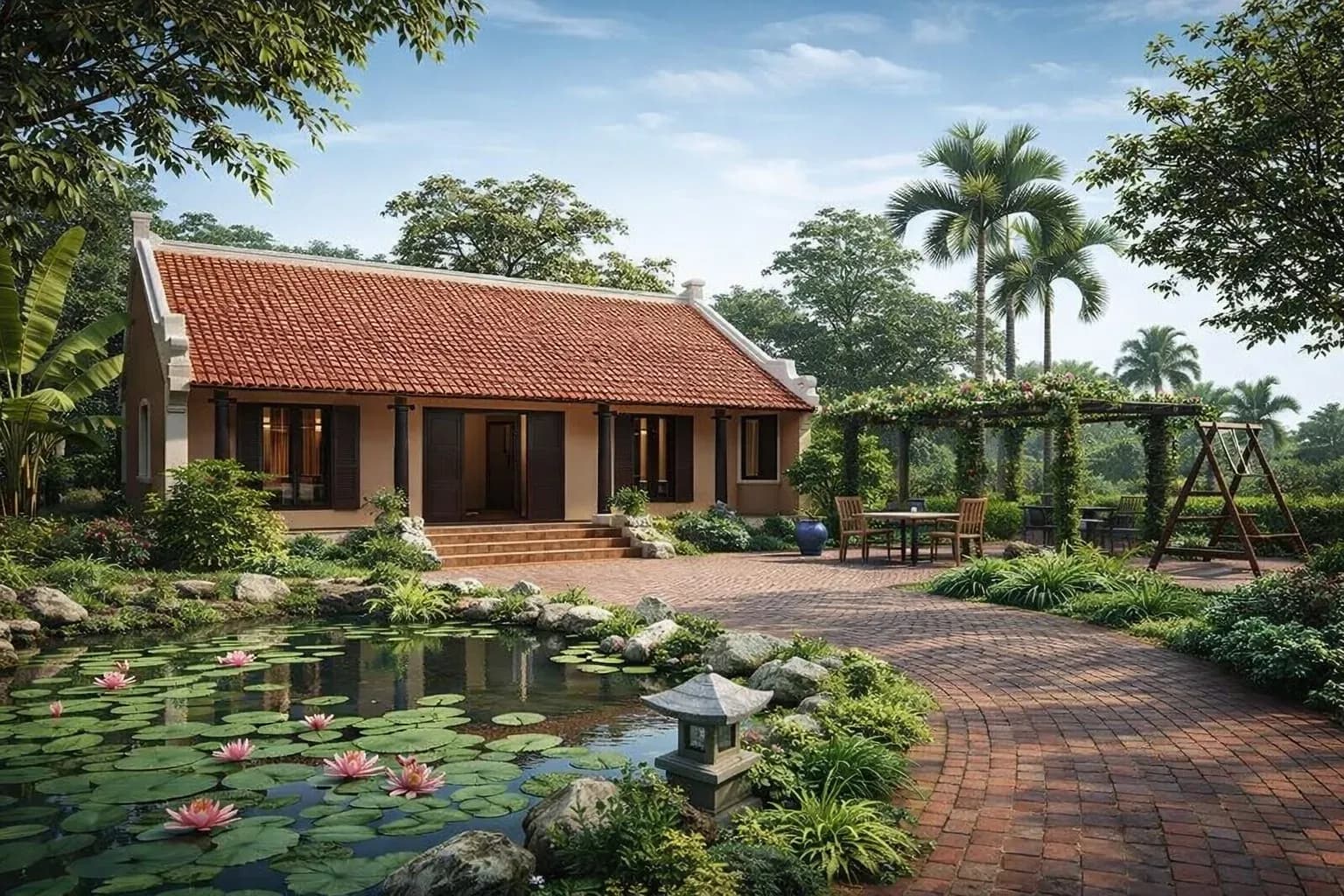 Đặc trưng kiến trúc của nhà ba gian