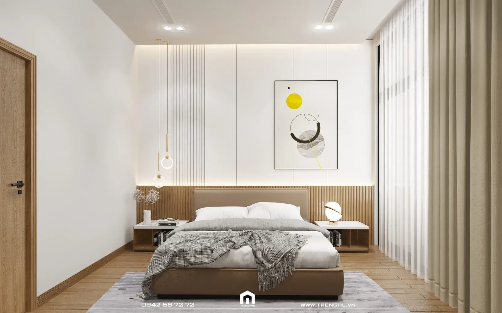 Ý tưởng decor phòng ngủ 10m2 đơn giản