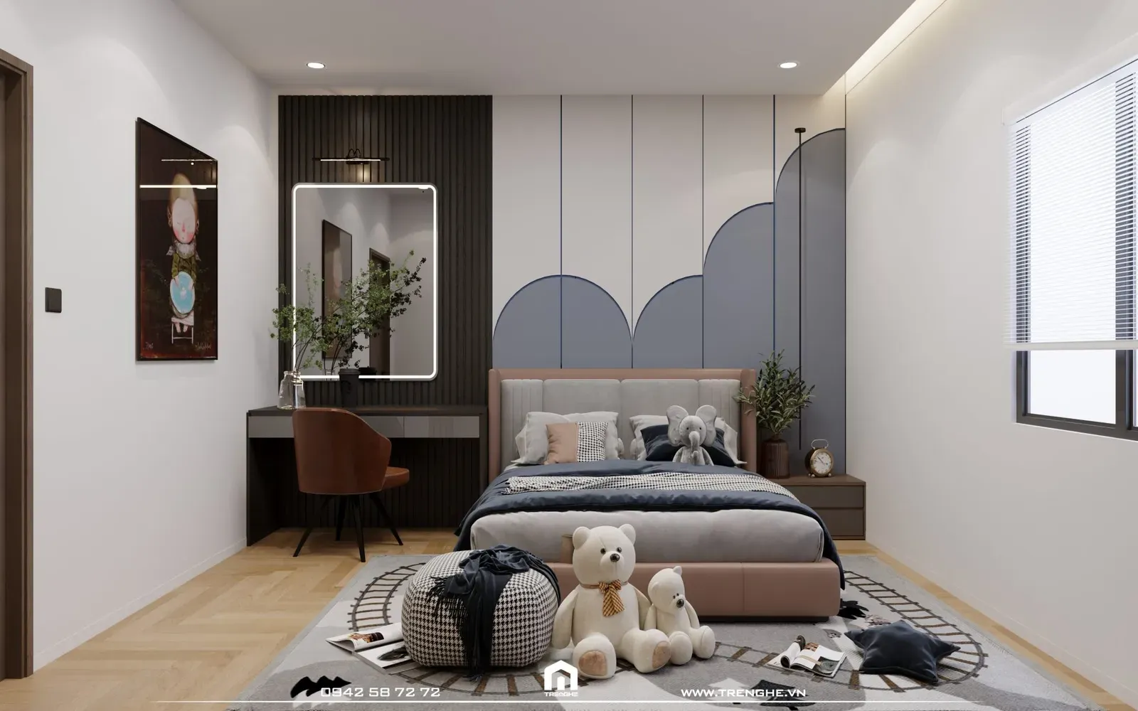 Ý tưởng decor phòng ngủ cho bé trai
