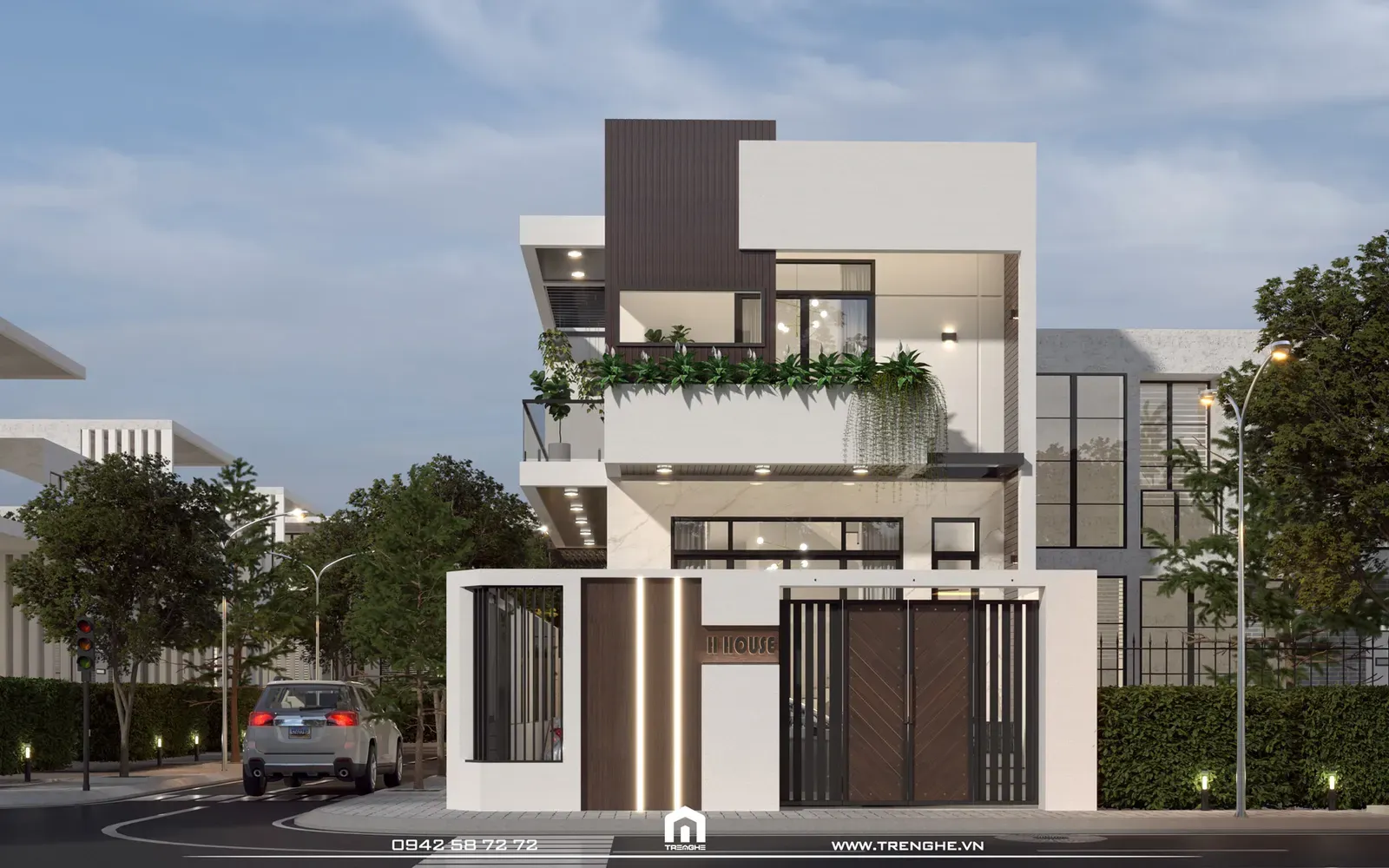 H' House Nhà phố hiện đại