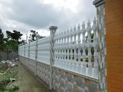 Hàng rào trụ tháp ly tâm cho biệt thự