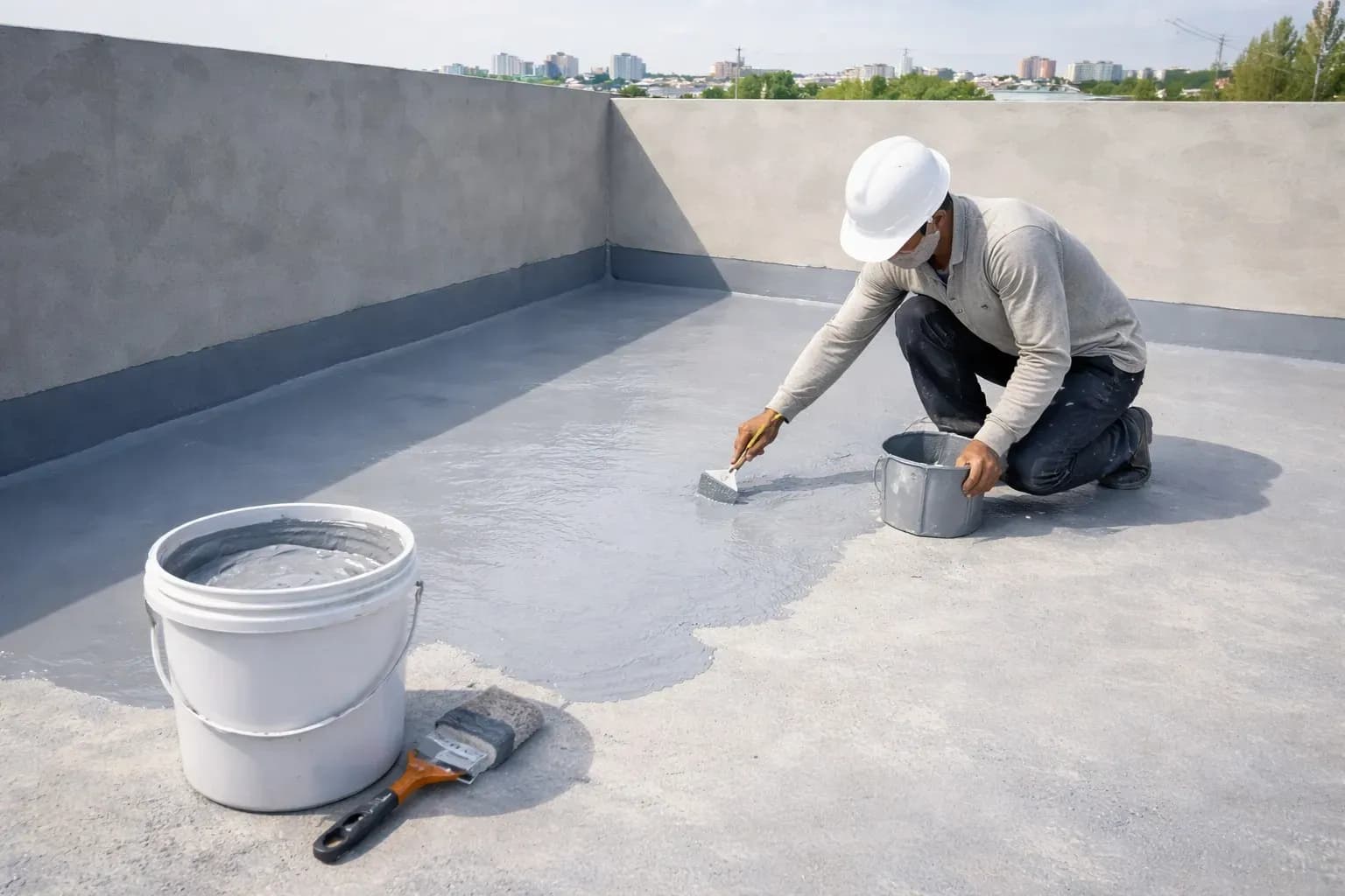 Keo chống thấm sân thượng là gì?