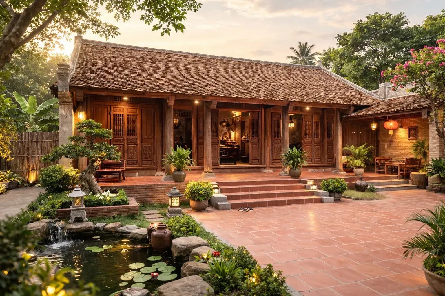 Khái niệm nhà ba gian hai chái
