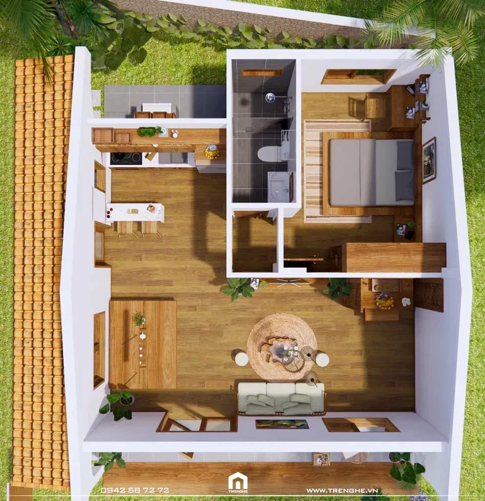 L' House nhà vườn