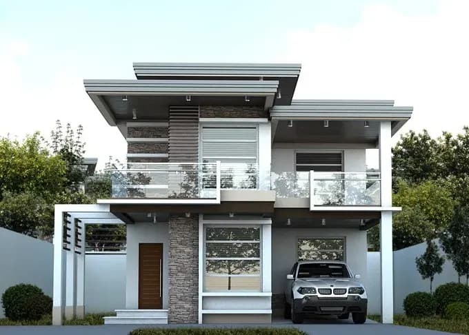 Mẫu biệt thự mini thiết kế hiện đại
