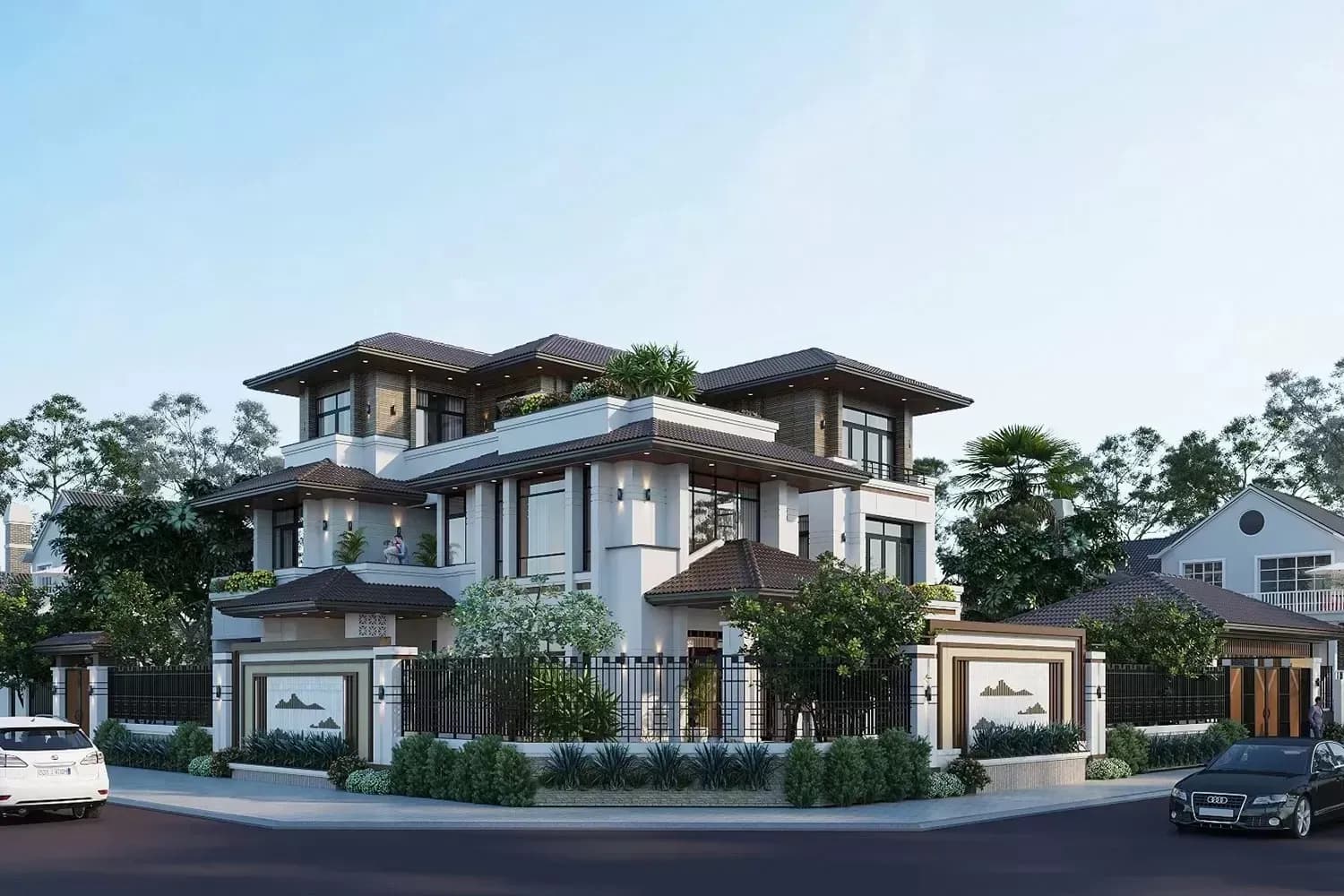 Mẫu nhà phố Nhật Bản sang trọng