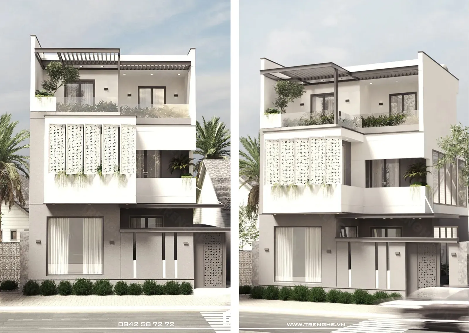 Nhà phố mang phong cách thiết kế mộc mạc khi sử dụng gạch thô