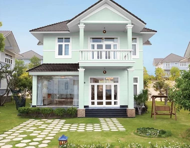 Màu sơn ngoại thất dành cho người mệnh mộc