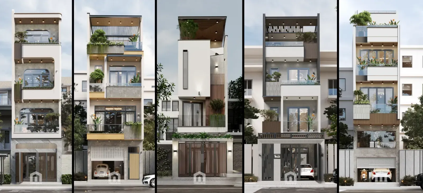 Thiết kế thi công nhà phố 3 tầng
