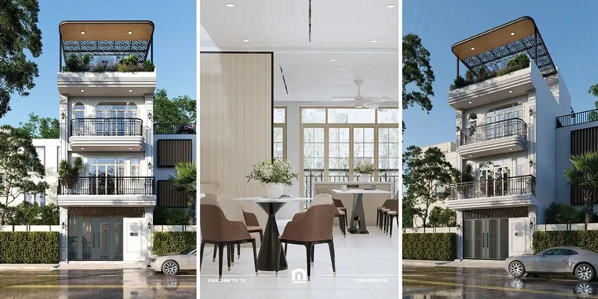 Nhà phố C’ House: Khám phá nội thất 3 tầng tối giản, tối ưu diện tích sử dụng