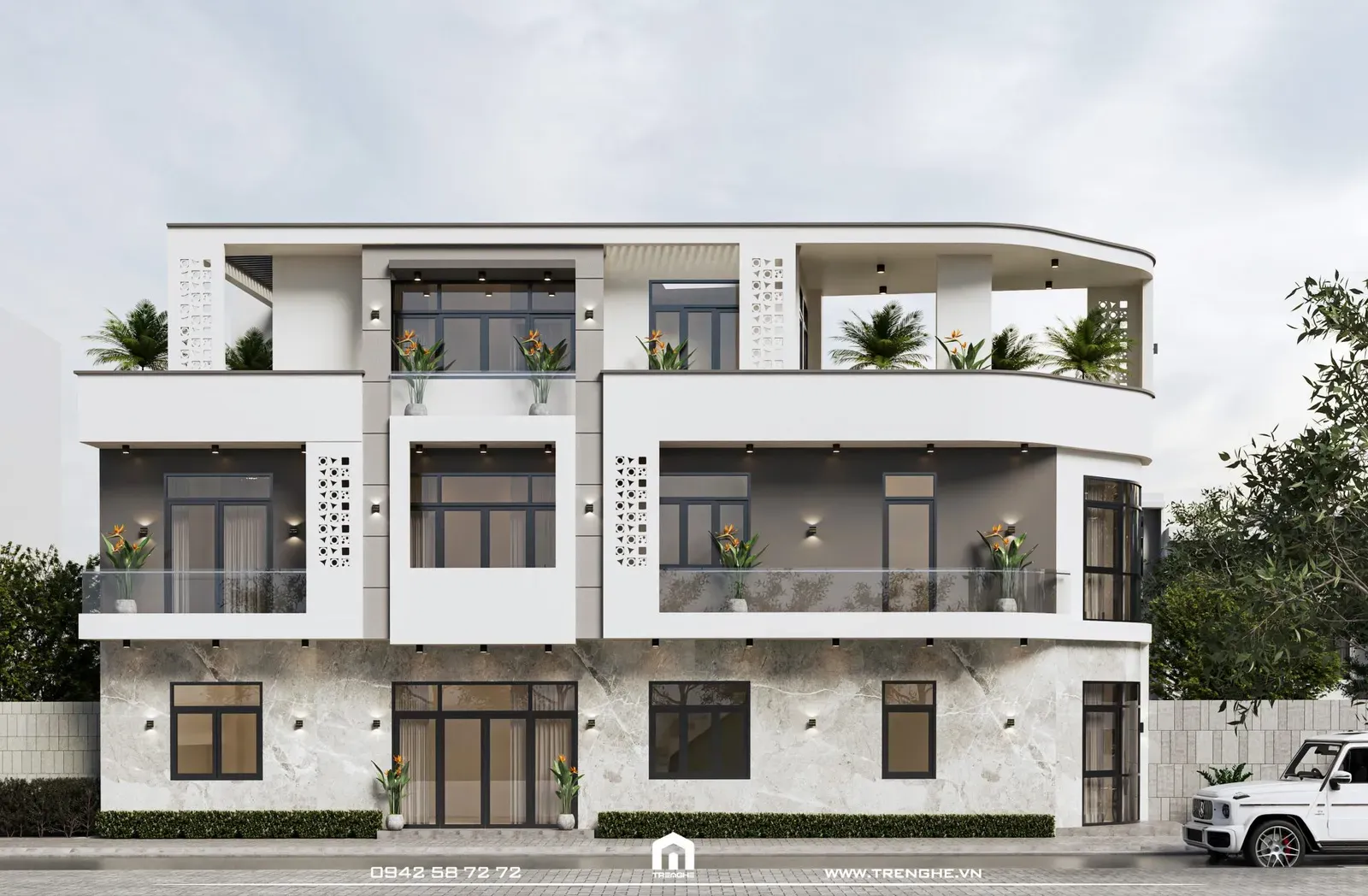 Phối cảnh dự án nhà phố D’ House