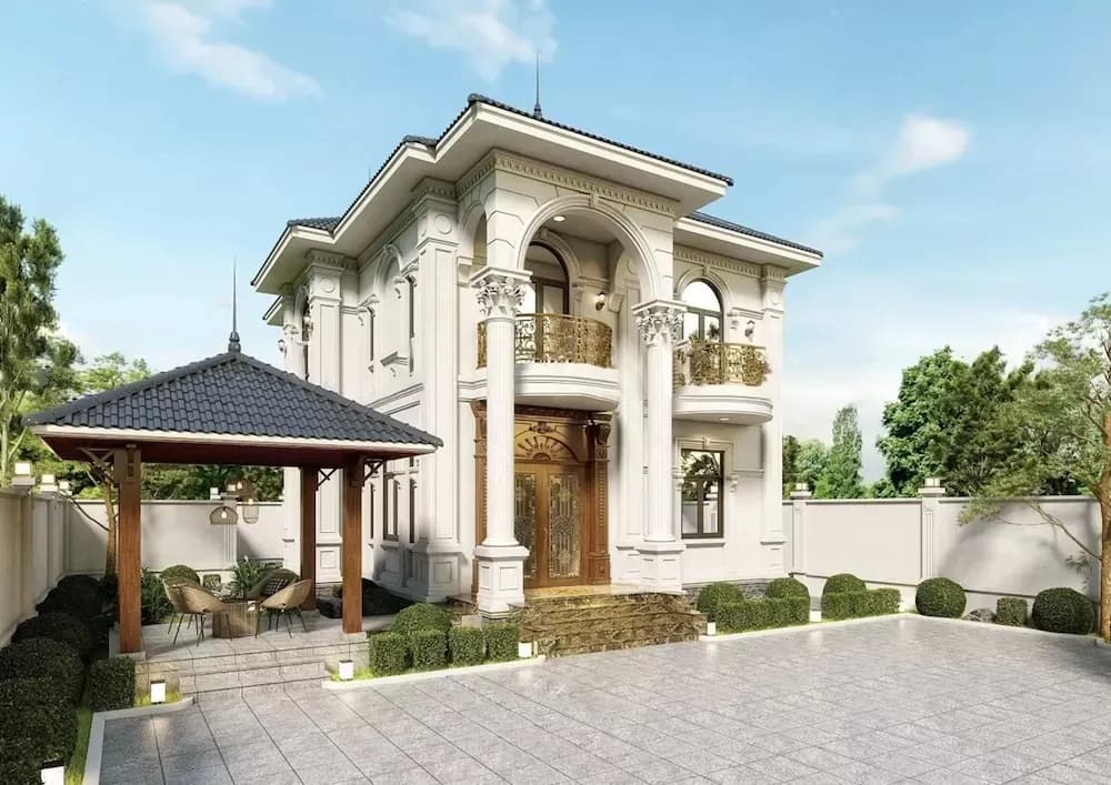Nhà vườn tân cổ điển siêu sang