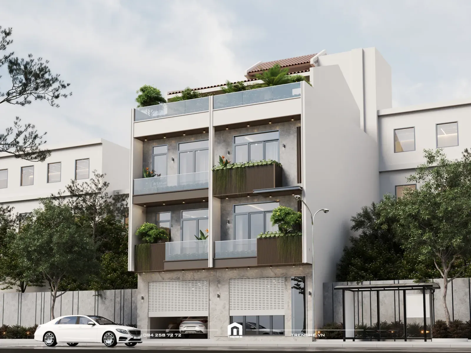 Nhà phố H’ House - Không gian sống hiện đại, tinh tế và chan hòa với thiên nhiên