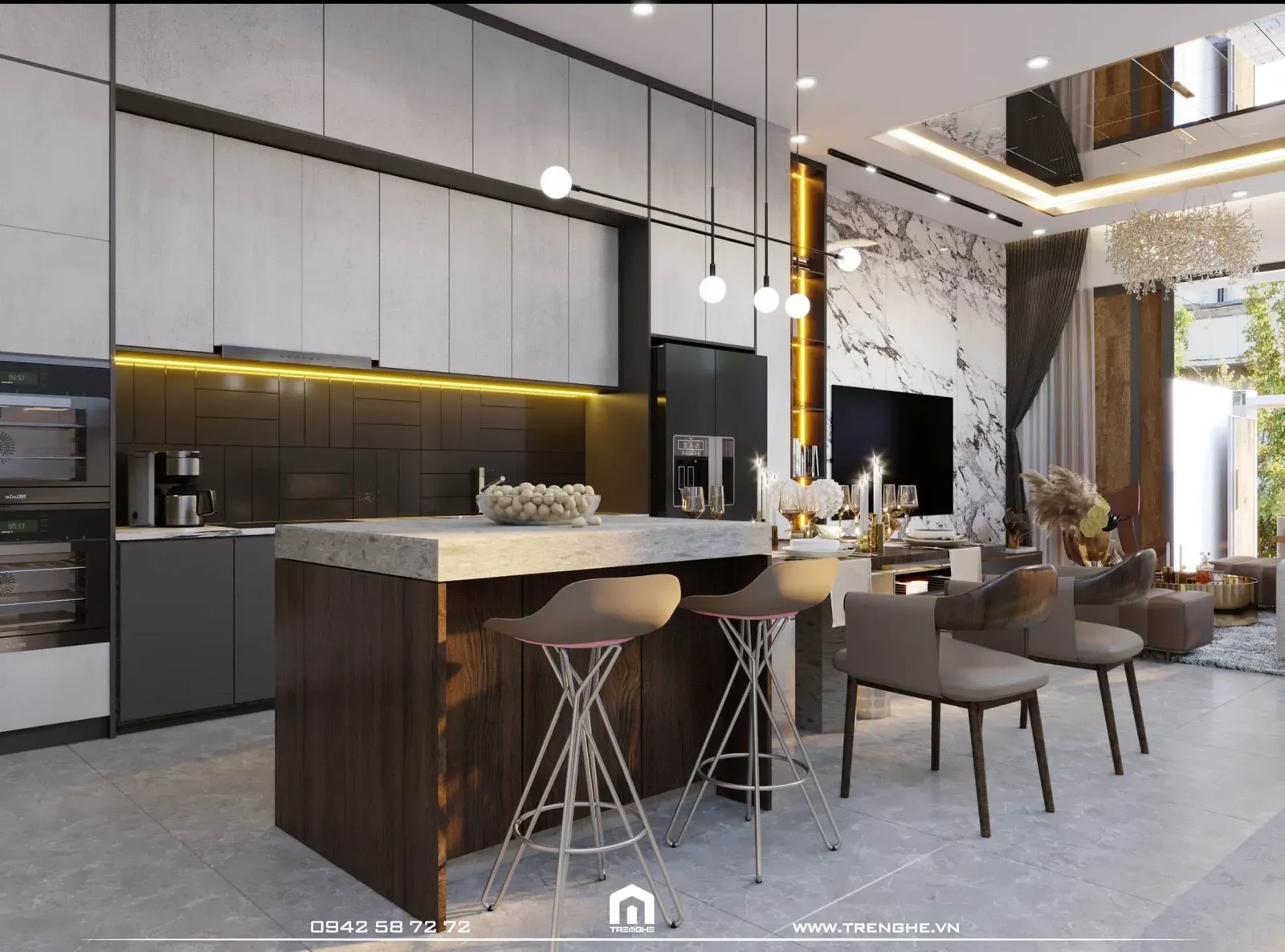 Phòng bếp kiểu hiện đại