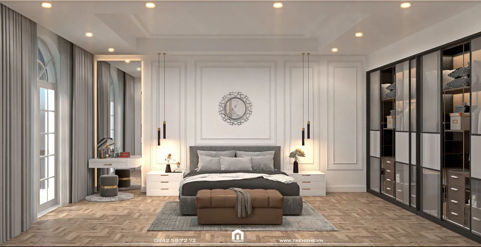 Phòng ngủ phong cách Neo Classic