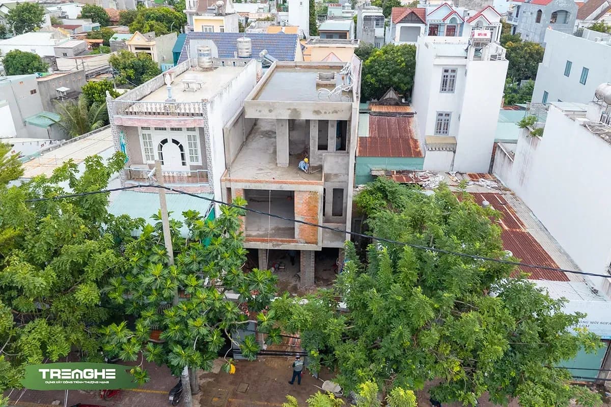 Quy trình thi công phần thô và các hạng mục quan trọng