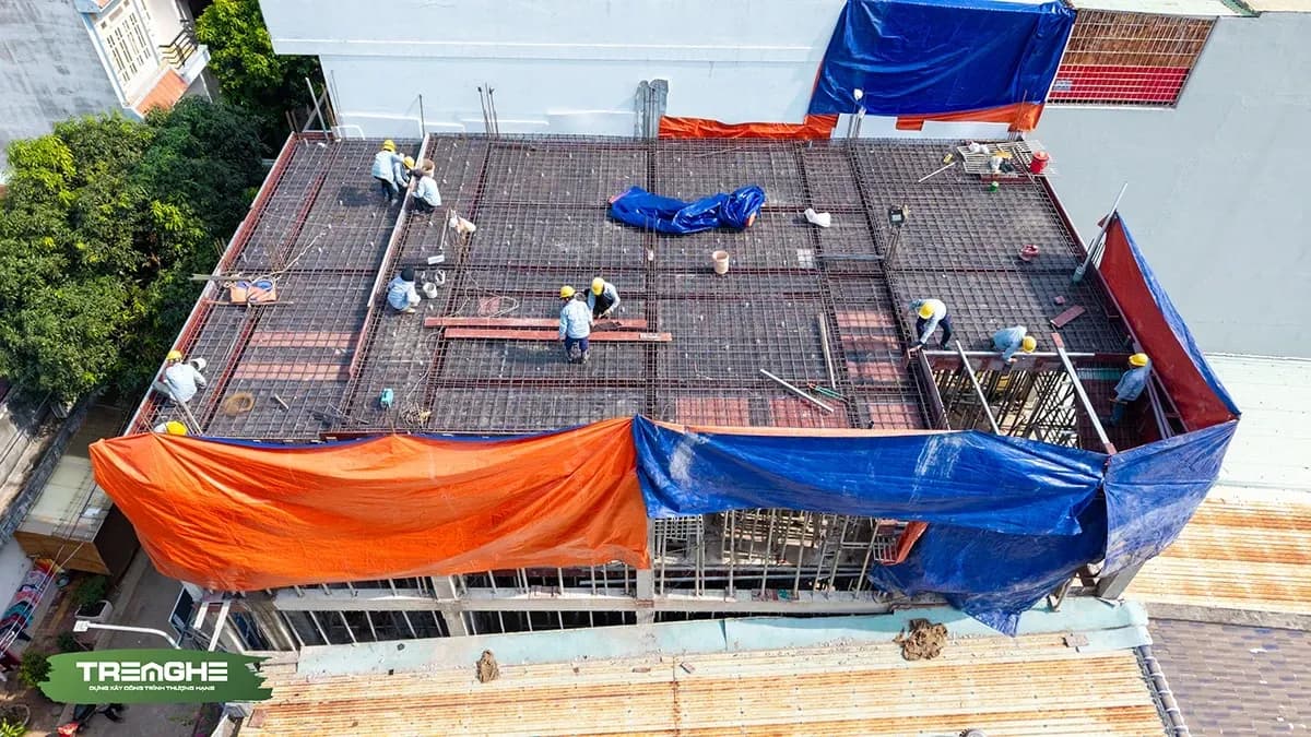 Quy trình thi công sàn nhà chuẩn kỹ thuật: Từ cốp pha đến đổ bê tông