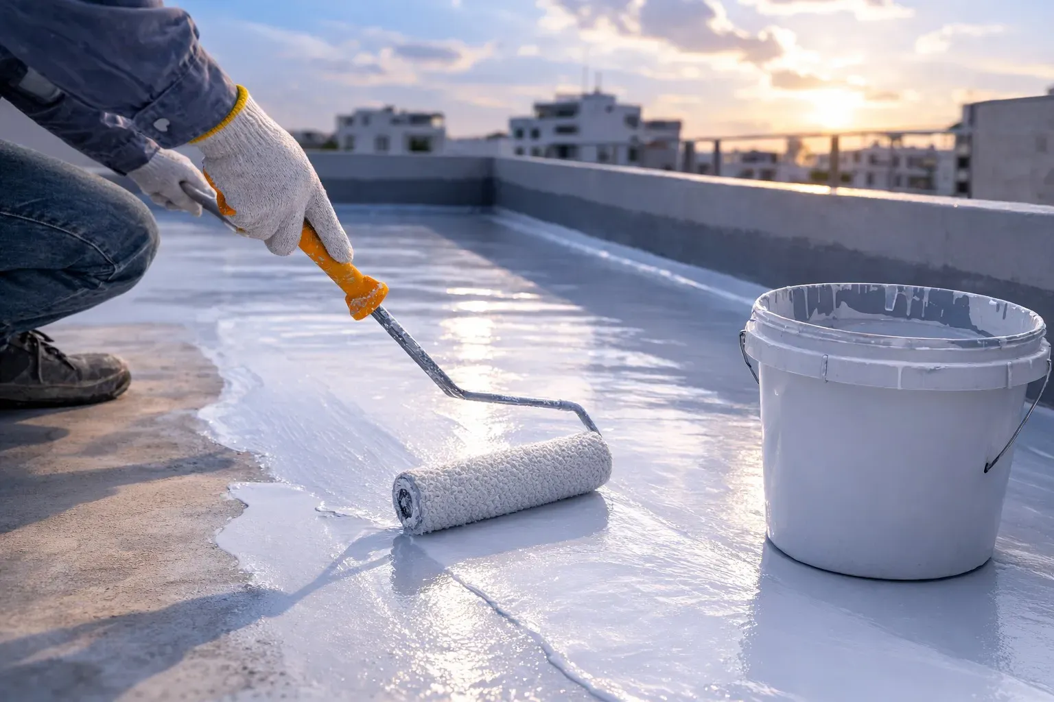 Dòng sơn chống thấm gốc Hybrid Polyurethane - Acrylic