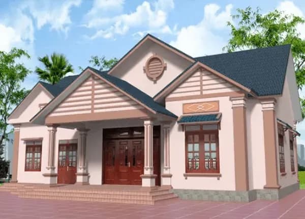Màu sơn ngoại thất dành cho người mệnh Hỏa