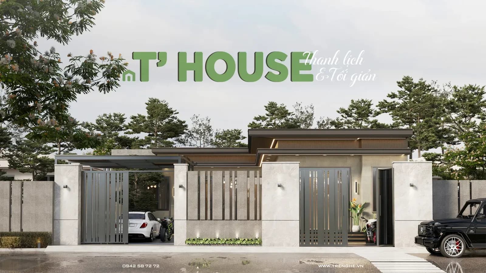 T’ House | Sự giao thoa giữa vẻ đẹp nhà vườn hiện đại và chất sống an yên