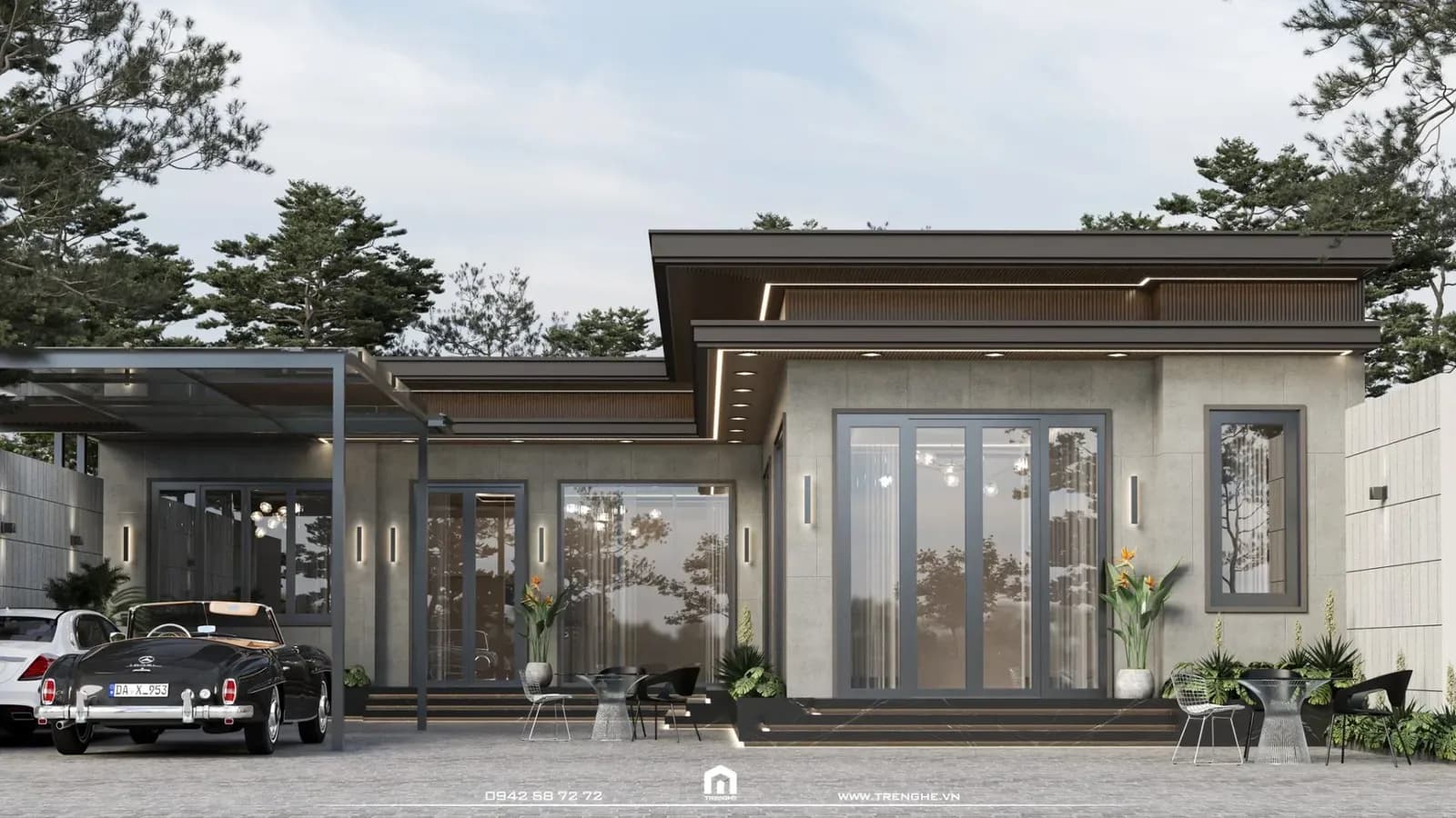 T’ House | Sự giao thoa giữa vẻ đẹp nhà vườn hiện đại và chất sống an yên