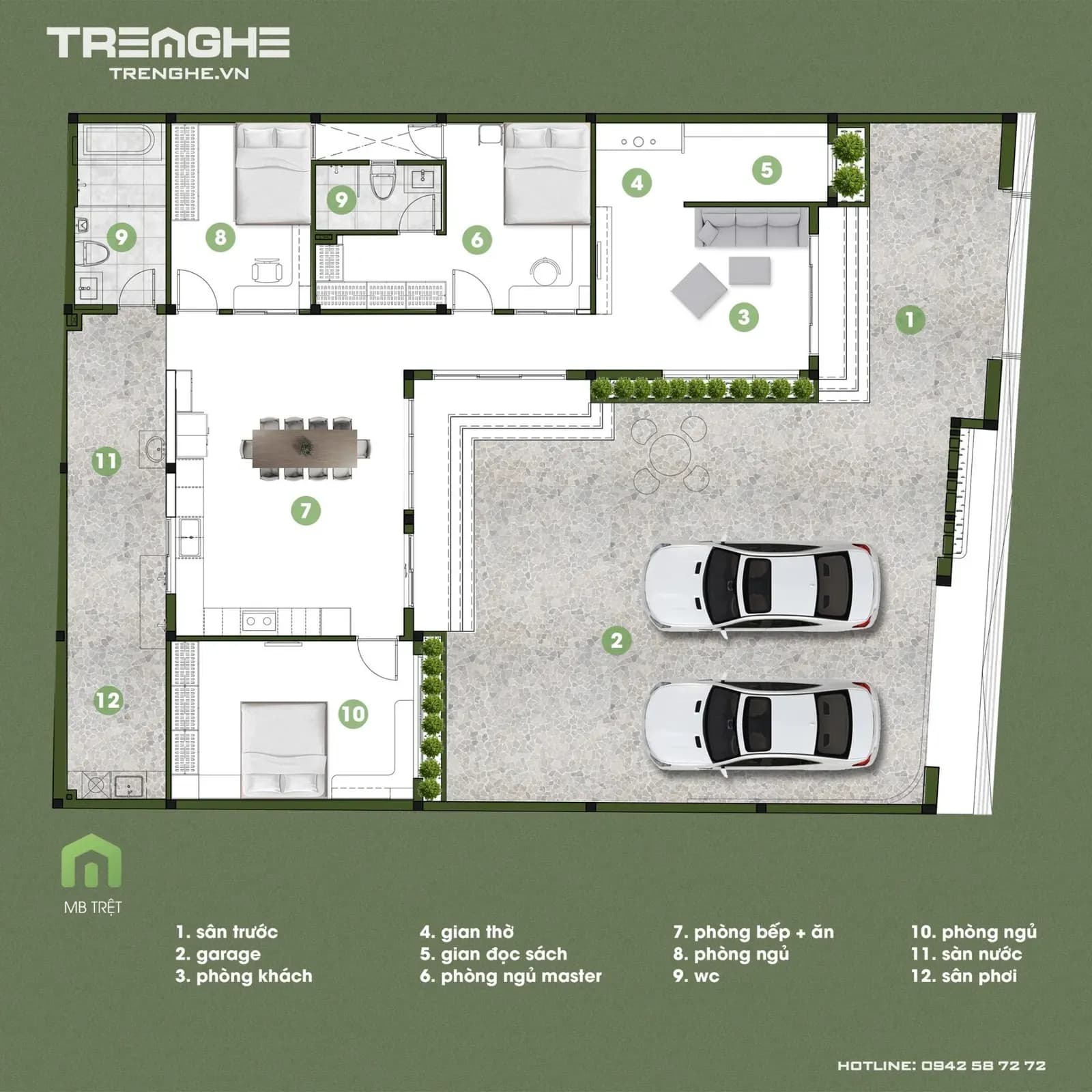 T’ House | Sự giao thoa giữa vẻ đẹp nhà vườn hiện đại và chất sống an yên