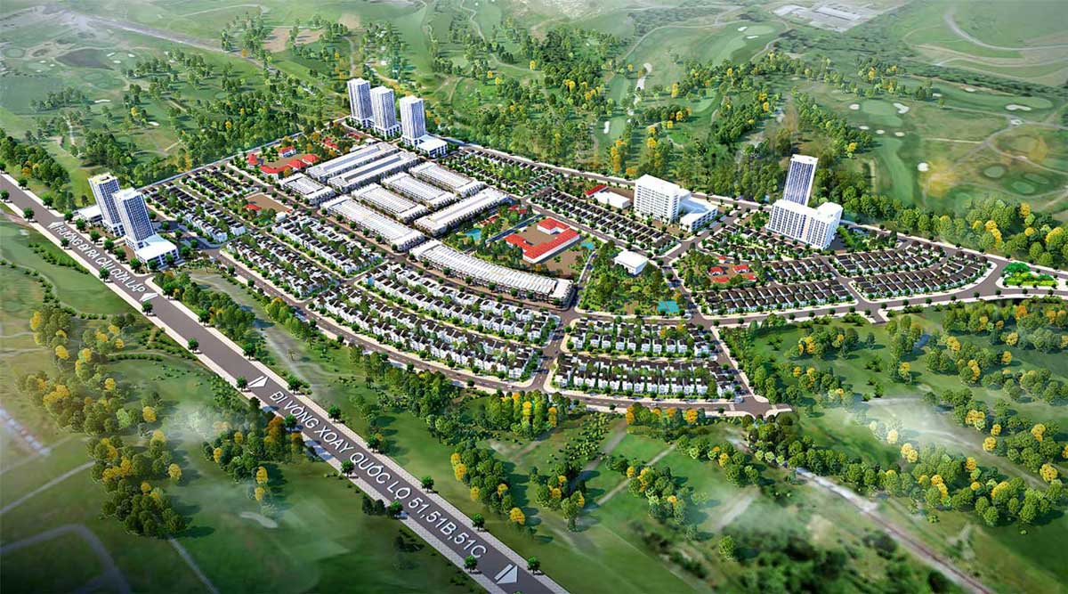 Phối cảnh tổng thể dự án The Light City Vũng Tàu