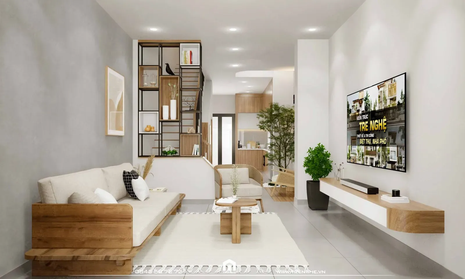 Thiết kế nội thất nhà phố có diện tích nhỏ hẹp