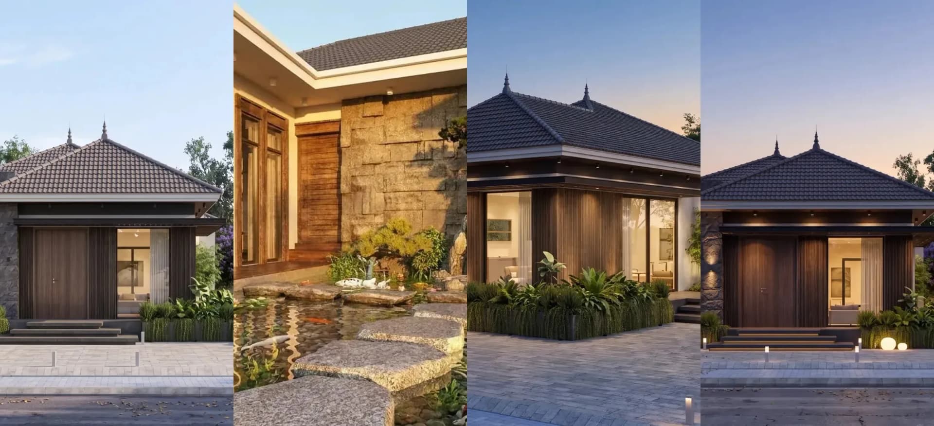 Biệt thự 1 tầng do Tre Nghệ thiết kế: D’ House và N’ Villa