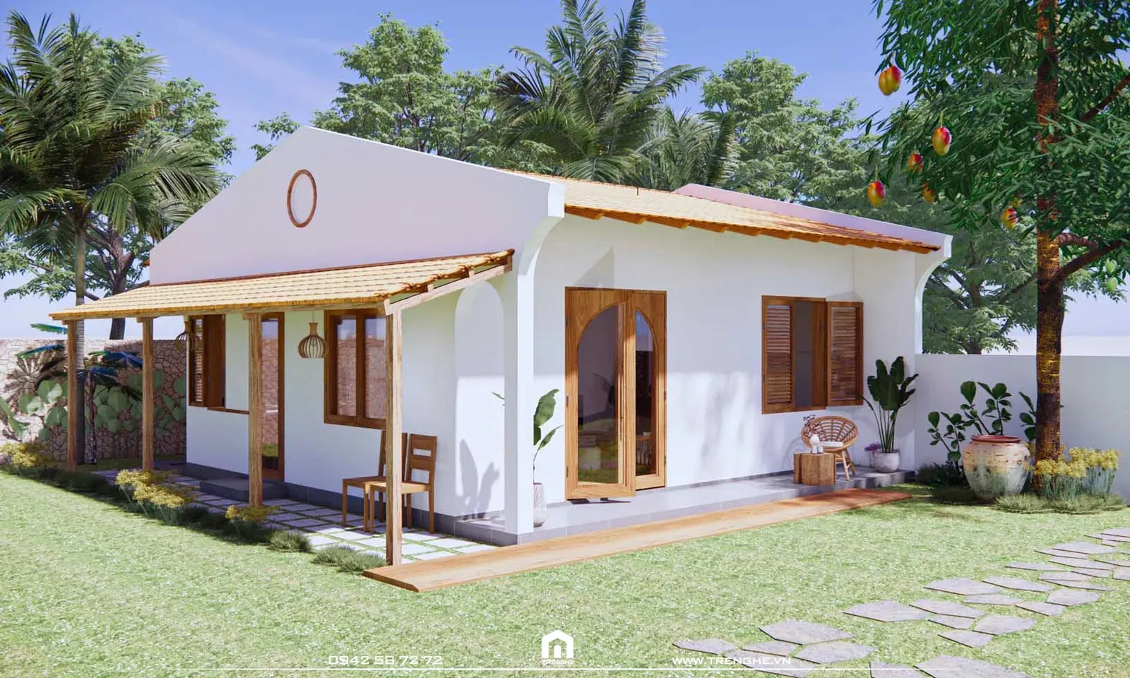 Thiết kế thi công nhà vườn