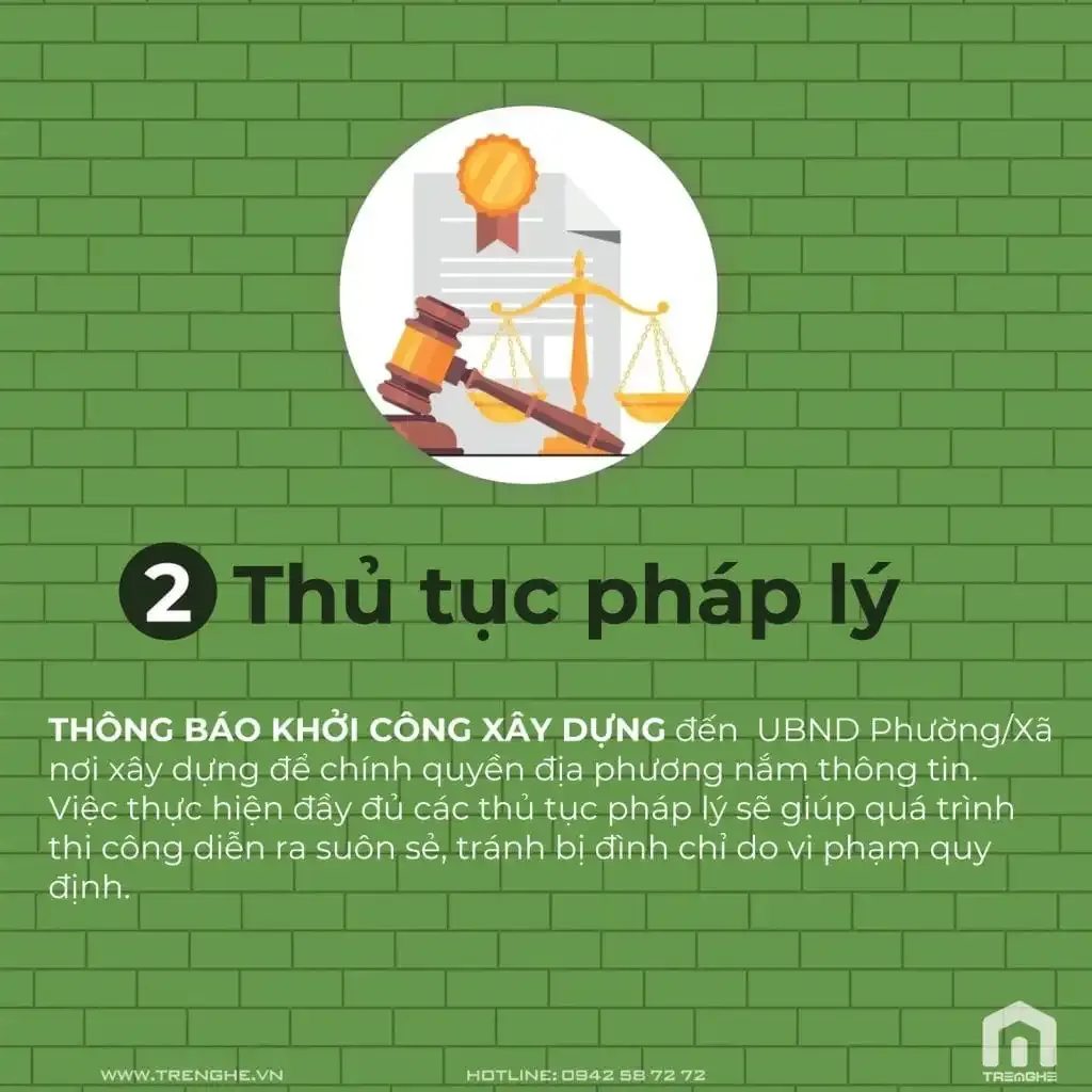 Bước 2: Thủ tục pháp lý