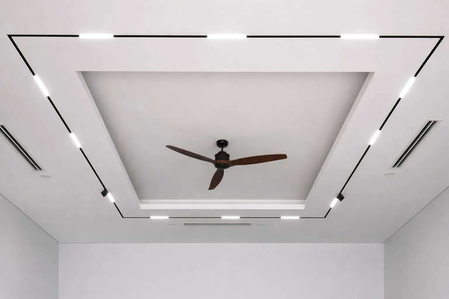 Trần thạch cao kết hợp đèn LED