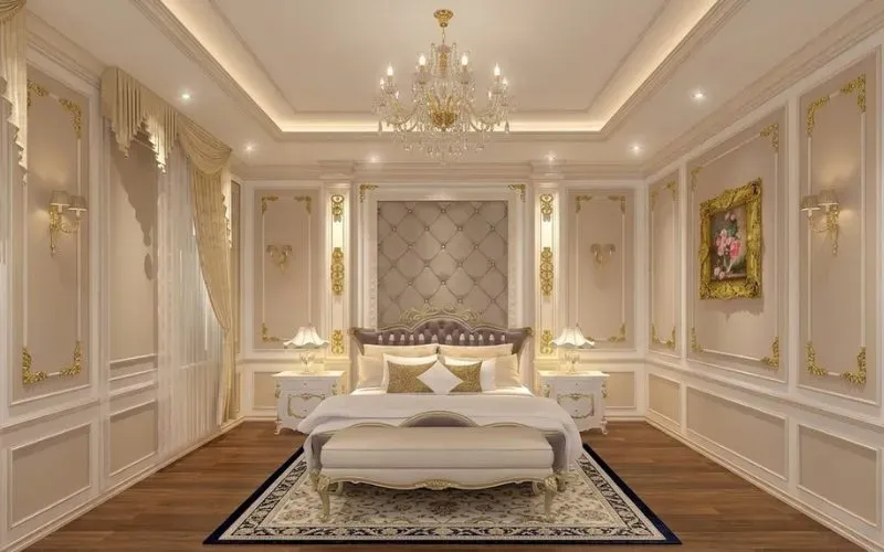 Ứng dụng phào chỉ PU trong phòng khách sạn cao cấp sang xịn mịn