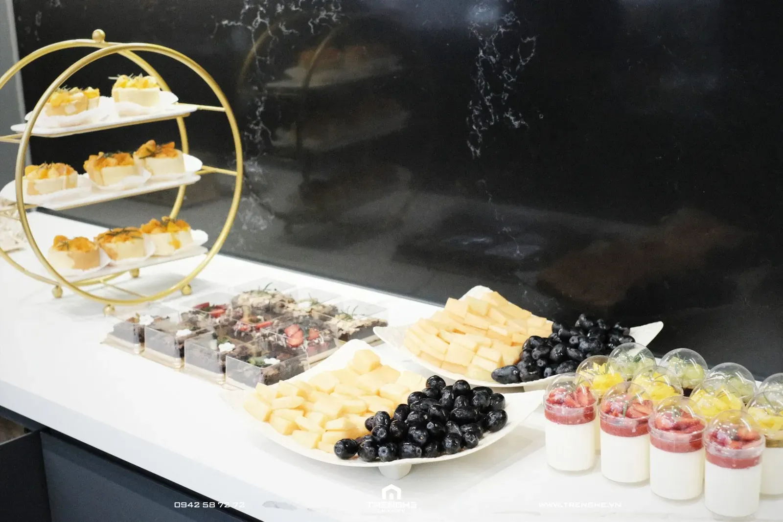 Teabreak được chuẩn bị chu đáo trong buổi workshop